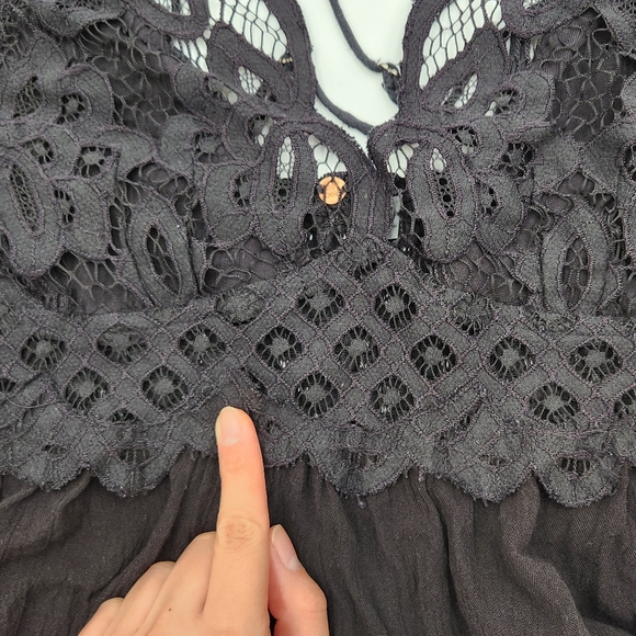 Free People Black Adella Dress - Picture 6 of 8